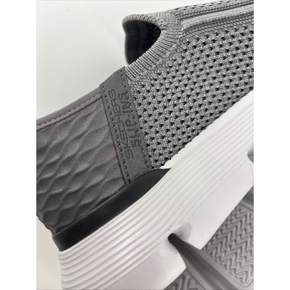 Skechers Hands Free Slip-ins Garza Brent Shoes Men's 10.5 Charcoal Grey Loafers - Picture 12 of 15